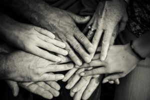 hands, family, old